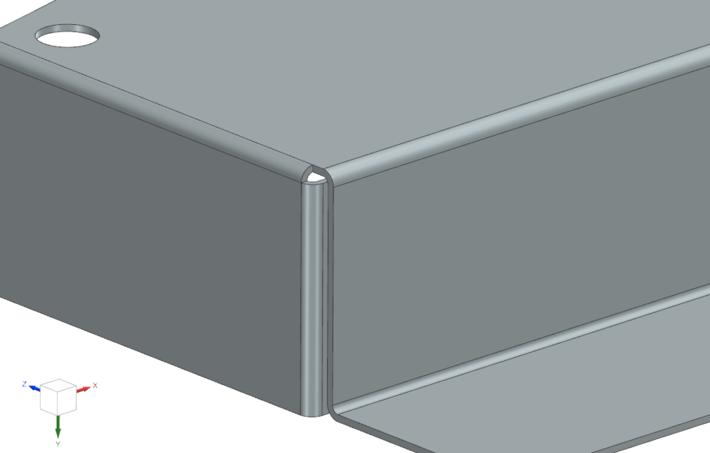 example folded part